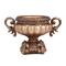 Bronze Polystone Traditional Decorative Bowl, 11" x 17" x 11"
